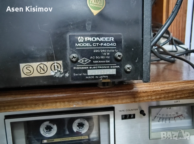 pioneer ct-f4040, снимка 5 - Декове - 52739755