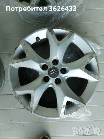 5бр. Джанти Ситроен Ц5 17 цола , снимка 2 - Гуми и джанти - 52447327