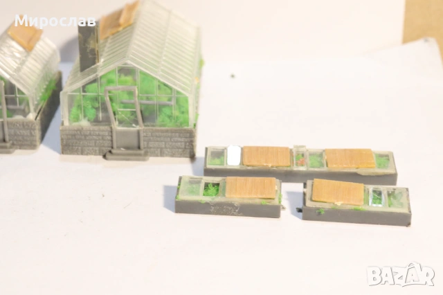 FALLER? KIBRI?VOLLMER H0 1/87 ОРАНЖЕРИЯ СГРАДА КЪЩА ВАГОН ВЛАК ЖП, снимка 4 - Колекции - 53418020