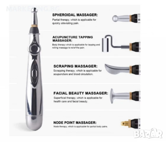 Масажната писалка с електрически импулси, снимка 7 - Масажори - 50580135