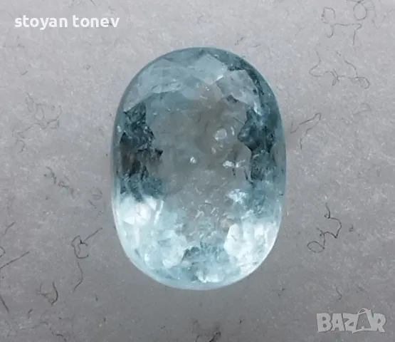 Рядък син Параиба турмалин със силен блясък - 1.37кт.! Сертификат! Нов!, снимка 10 - Други - 49927240