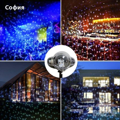 Диско лампа Snow Flower Lamp, снимка 4 - Декорация за дома - 45732644