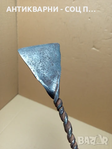 Стара Ръчно Кована Огрипка 100%Автентичен., снимка 8 - Антикварни и старинни предмети - 51044675