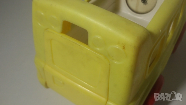 Fisher Price school bus 1112 училищен автобус бус Roll-A-Round ретро играчка, снимка 14 - Колекции - 51503009