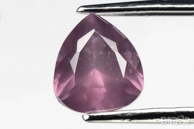Виолетов шпинел 1.37ct трилион шлифовка