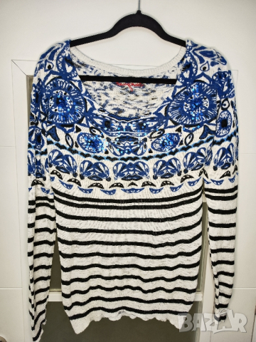 Desigual дамска блуза с дълъг ръкав М/Л, снимка 7 - Блузи с дълъг ръкав и пуловери - 45046545