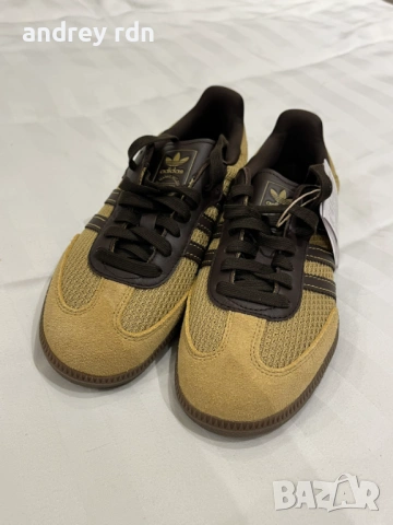 Adidas Samba OG Golden Beige/Dark Brown, снимка 4 - Маратонки - 53893022