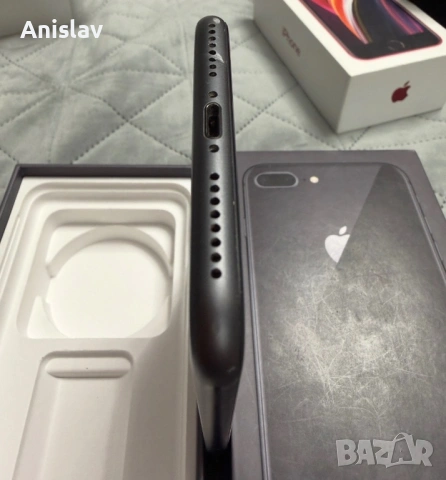 Apple iPhone 8 Plus, 64GB, с кутия!, снимка 4 - Apple iPhone - 53375879