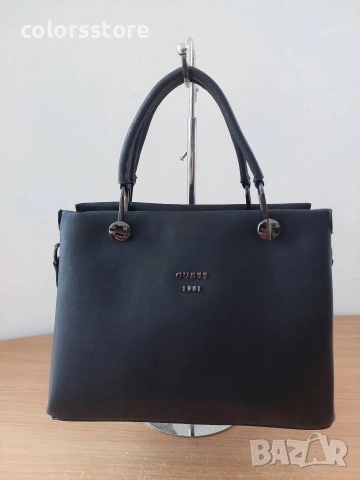 Луксозна Черна чанта Guess/SG56x, снимка 2 - Чанти - 53689644