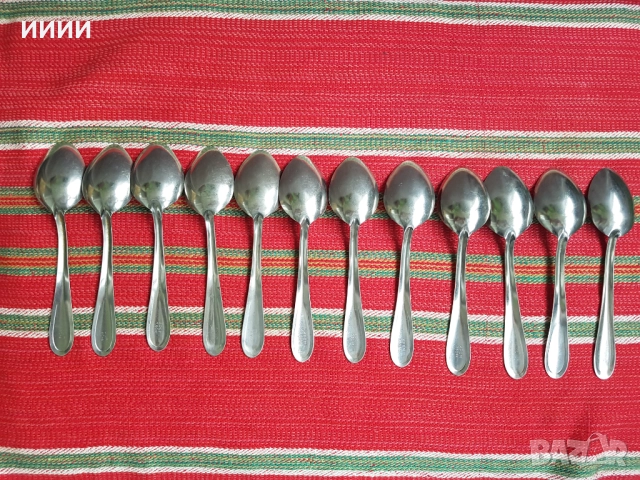 Прибори лъжица 12 бр, снимка 2 - Прибори за хранене, готвене и сервиране - 52350978