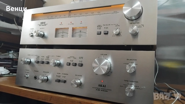 Akai AM-2400 + AT-2400 усилвател и тунер, снимка 6 - Аудиосистеми - 54080595