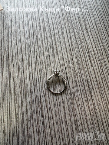 Нов годежен пръстен бяло злато , снимка 4 - Пръстени - 53690765