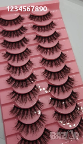 3D Мигли 10 чифта в кутия, снимка 2 - Други - 53061334