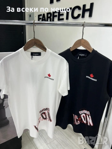 DSQUARED2 Мъжка Тениска👕Мъжка Блуза С Къс Ръкав - Налични Различни Цветове Код NGHSP48, снимка 5 - Тениски - 53697470