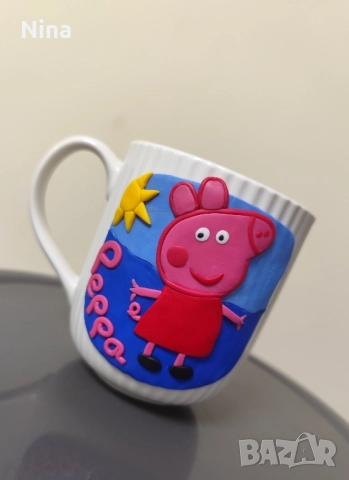 Персонализирани чаши с декорация от полимерна глина , снимка 6 - Други - 52126593