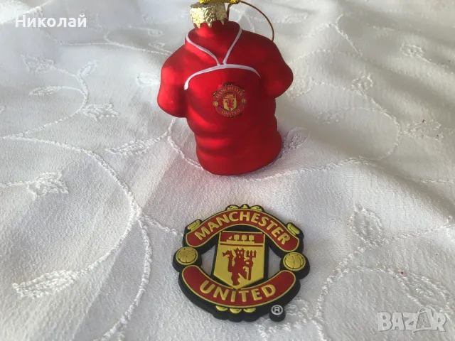 Лот от висулки за елха Манчестър Юнайтед, Man United Christmas tree decoration, licensed product, снимка 4 - Фен артикули - 48085720