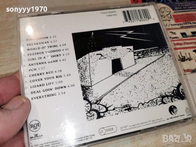 ZZ TOP CD 0102261319, снимка 8 - CD дискове - 53302682