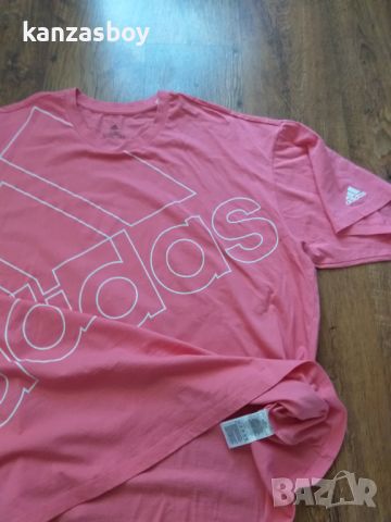 adidas Giant Logo Tee - дамска УГОЛЕМЕНА тениска 2ХЛ КАТО НОВА, снимка 7 - Тениски - 46723152