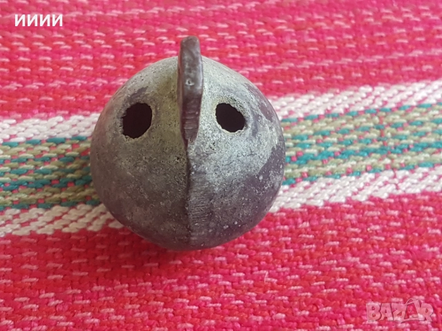 Бронзова хлопка звънец орехче 2 