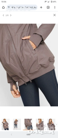 Зимно яке с 2 приставки, ново Bonprix, размер XS 34, снимка 4 - Якета - 53030795