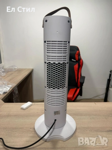 Вентилаторна печка 2-в-1 с керамичен нагревател, осцилация 60°, дистанционно и LED дисплей, снимка 16 - Други - 53586467