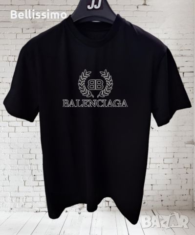 Мъжка тениска Balenciaga Premium quality, снимка 2 - Тениски - 46578356