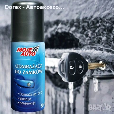 Спрей за размразяване на ключалки - Moje Auto, снимка 2 - Аксесоари и консумативи - 53776375