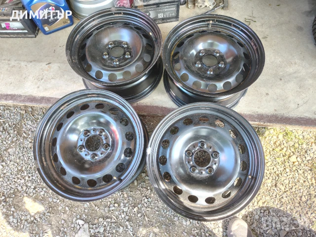4бр.Железни джанти 17ки за BMW 5x120 7,5J ET34