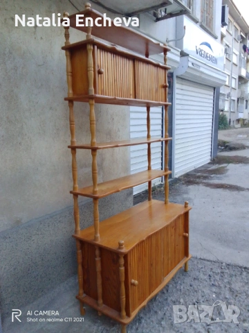 Продавам 2 етажерки от чам, снимка 3 - Етажерки - 53071717