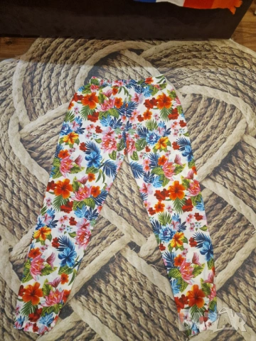 Дамски флорален летен панталон