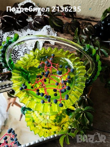 Купа/кошница цветно стъкло 