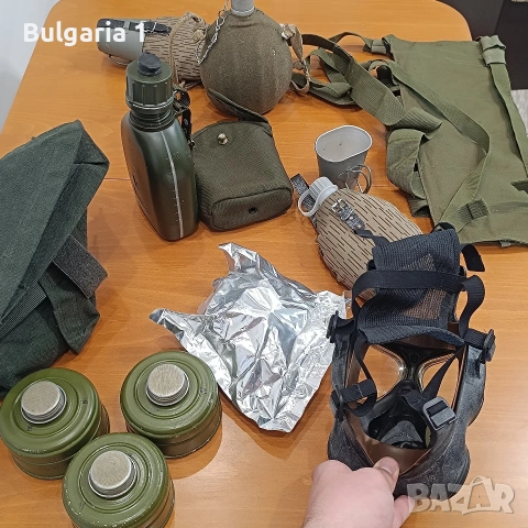Шведски противогаз с филтър и чанта/сумка, манерки и тактическа сбруя , снимка 2 - Други ценни предмети - 53378863