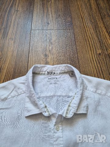 Страхотна мъжка ленена риза MEXX,без забележки като нова,  , размер XL , снимка 6 - Ризи - 45741612