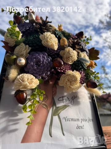 Есенна картина за подарък , снимка 3 - Картини - 52319391