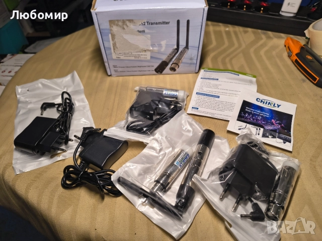 CHINLY 4 бр. DMX512 DMX Dfi DJ 2.4G безжичен 3 приемника със светлинен купол и 1 предавател LED , снимка 3 - Аудиосистеми - 52028813