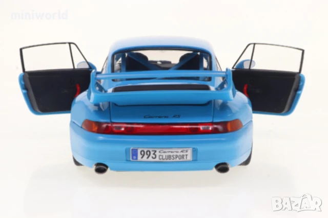 Porsche 911 (993) Clubsport 1997 - мащаб 1:18 на Solido моделът е нов в кутия, снимка 10 - Колекции - 50468650