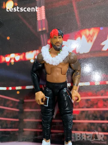 Екшън фигура WWE Jey Uso Джей Усо The Bloodline ELITE Mattel figure играчка, снимка 6 - Колекции - 49511499