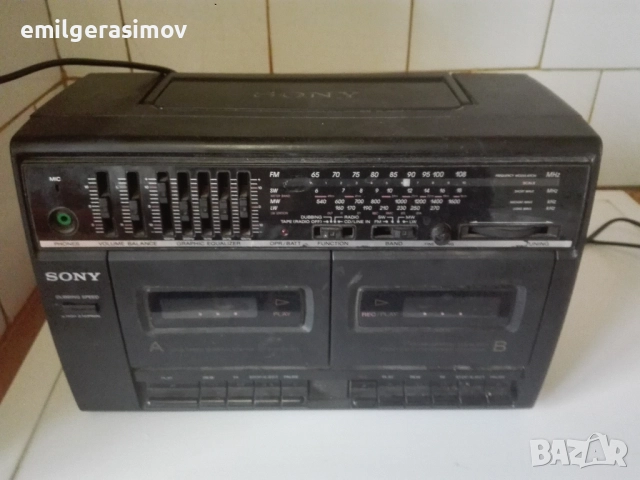 Радиокасетофони SHARP и SONY., снимка 8 - Радиокасетофони, транзистори - 52679785