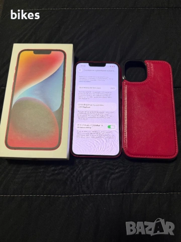 iPhone 14 red 128gb КАТО НОВ, снимка 3 - Apple iPhone - 53012850