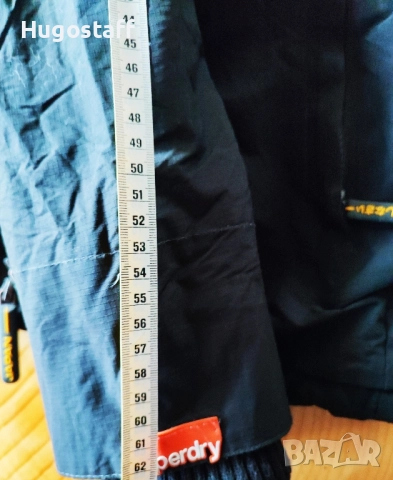 Оригинално Зимно яке ветровка качулка SUPERDRY М, снимка 7 - Якета - 52078570