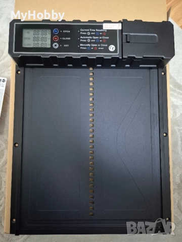 голяма автоматична врата за кокошки, снимка 4 - За селскостопански - 52540572