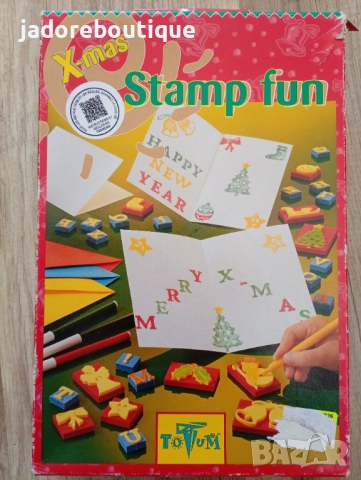 Комплект направи си сам Коледни печати и картички, снимка 3 - Други - 52115304