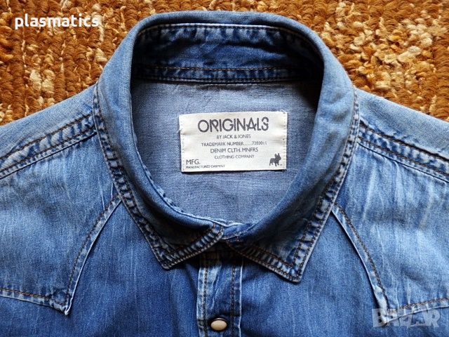 дънкова риза Jack & Jones, снимка 2 - Ризи - 45095710