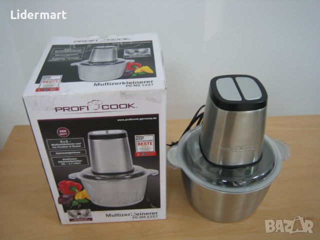 Чопър Profi Cook, снимка 3 - Чопъри и пасатори - 45732523