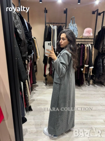 Дълго Дамско Палто , снимка 2 - Палта, манта - 53312745