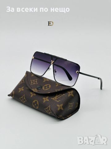 Слънчеви очила с UV400 защита с калъф и кутия Louis Vuitton Код D175 - Различни цветове, снимка 5 - Слънчеви и диоптрични очила - 46419375