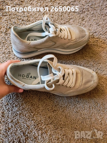 Орг.дамски маратонки  HOGAN/38 номер!, снимка 3 - Маратонки - 53854983