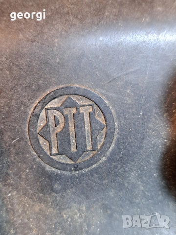 стар бакелитов телефон PTT 34/4, снимка 5 - Антикварни и старинни предмети - 53988312