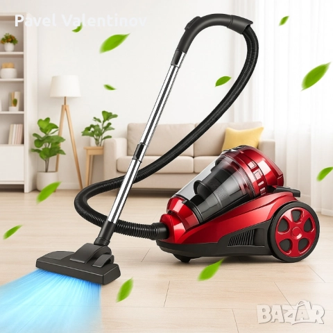 Циклонна прахосмукачка Royalty Line RL-BSCM1400.60 - Мощно почистване без торба , снимка 2 - Прахосмукачки - 51706211