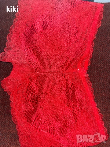 М Дамски дантелен червен боксер , снимка 3 - Бельо - 53382734